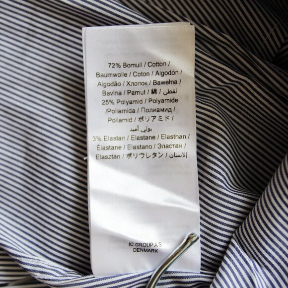 BNWT SS18 TIGER OF SWEDEN BRODIE STRIPED SHIRT 41 - Picture 10 of 11